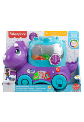 Fisher Price Dinozaur interactiv cu mingi Dinozaur Triceratops - BKid.ro