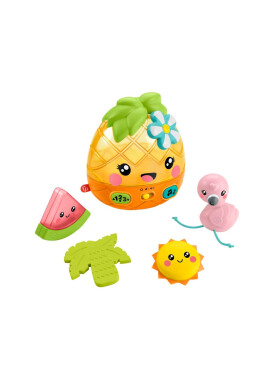 Fisher Price Jucarie bebelusi ananas interactiv cu sunete si lumini Paradise Pals - BKid.ro