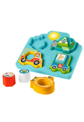 Fisher Price Jucarie cu forme de sortare autovehicule si sunete - BKid.ro