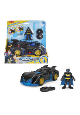 Fisher Price Masinuta de lupta cu figurina DC Super Friends Batman Imaginext diverse modele - BKid.ro