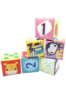 Fisher Price Set 6 cuburi de baie - BKid.ro