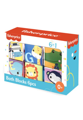 Fisher Price Set 6 cuburi de baie - BKid.ro