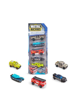Zuru Set 5 masinute metalice Metal Machines - BKid.ro