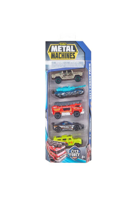Zuru Set 5 masinute metalice Metal Machines - BKid.ro