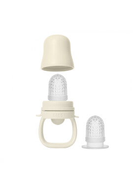 BIBS Dispozitiv de hranire Baby Feeder cu 2 tetine din silicon Ivory - BKid.ro
