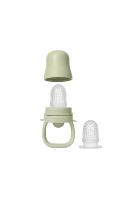 BIBS Dispozitiv de hranire Baby Feeder cu 2 tetine din silicon Sage - BKid.ro