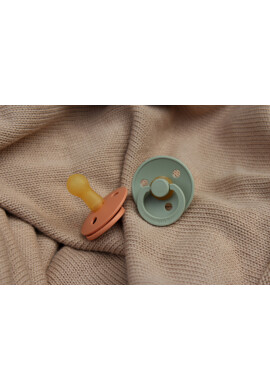 BIBS Set 2 suzete Colour Latex tetina rotunda 6 luni + ScubaTaupe - BKid.ro