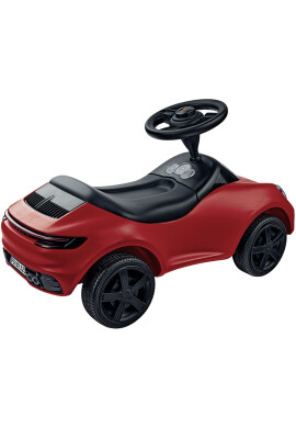 BIG Masinuta pentru copii fara pedale Baby Porsche 911 roti din cauciuc silentios volan sport cu claxon si emblema originala Porsche scaun ergonomic de la 15 ani pana la greutatea maxima de 50 kg - BKid.ro