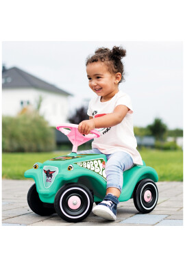 BIG Masinuta de impins Bobby Car Classic Tropic Flamingo - BKid.ro