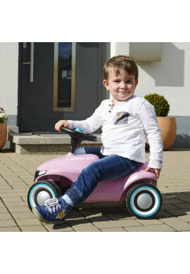 BIG Masinuta pentru copii fara pedale Bobby Car Neo rose cu roti din cauciuc silentios potrivita copiilor cu varsta peste 1 an cu greutatea pana la 50 kg - BKid.ro