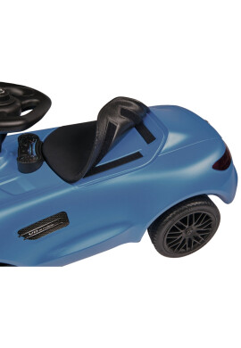 BIG Masinuta pentru copii fara pedale Bobby Mercedes Benz AMG GT blue Roti cu roti robuste potrivita copiilor cu varsta peste 1 an cu greutatea pana la 35 kg - BKid.ro