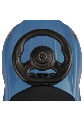 BIG Masinuta pentru copii fara pedale Bobby Mercedes Benz AMG GT blue Roti cu roti robuste potrivita copiilor cu varsta peste 1 an cu greutatea pana la 35 kg - BKid.ro