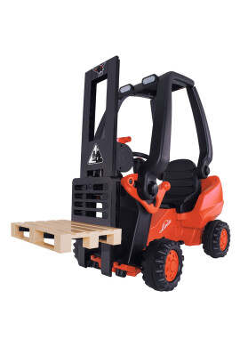 BIG Stivuitor cu pedale Linde Forklift - BKid.ro