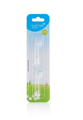 Brush Baby Capete de rezerva pentru periuta electrica Babysonic 0-18 luni - BKid.ro