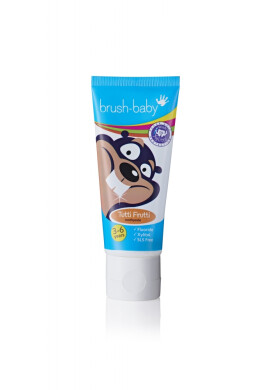 Brush Baby Pasta de dinti Tutti Frutti 3-6 ani 50 ml - BKid.ro