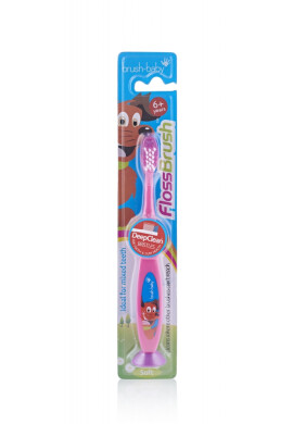 Brush Baby Periuta de dinti Flossbrush 6 ani+ - BKid.ro