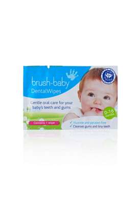 Brush Baby Servetele umede pentru igiena gingiilor 0-16 luni 28 buc - BKid.ro