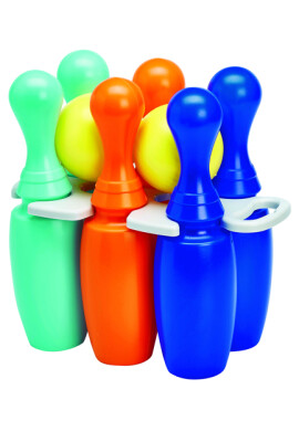 Ecoiffier Bowling pentru copii set popice 6 piese - BKid.ro
