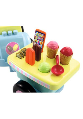 Ecoiffier Masinuta de Inghetata cu Remorca - BKid.ro