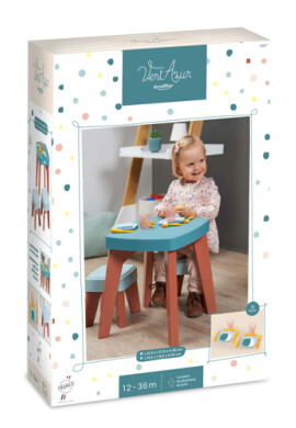 Ecoiffier Masuta de picnic cu doua scaunele si accesorii EC 1687 - BKid.ro