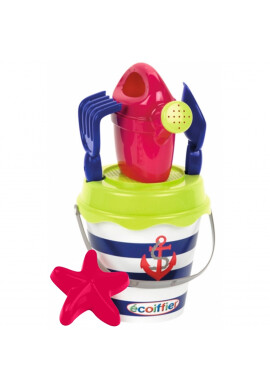 Ecoiffier Set de joaca pentru copii cu 5 piese jucarii de nisip Marine - BKid.ro