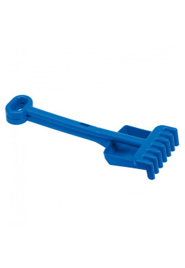 Ecoiffier Set lopata si grebla albastra 50 cm - BKid.ro