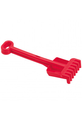 Ecoiffier Set lopata si grebla rosie 50 cm - BKid.ro