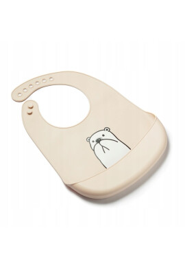 Kidnort Baveta ajustabila din silicon Retter Mjolk Bej - BKid.ro