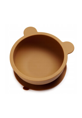 Kidnort Bol din silicon cu ventuza 300 ml Retter Brun - BKid.ro