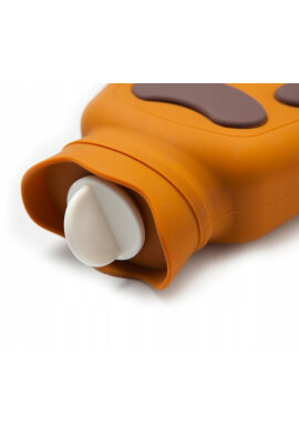 Kidnort Incalzitor tip Sticluta calda din silicon 420 ml Retter Brun Paw - BKid.ro