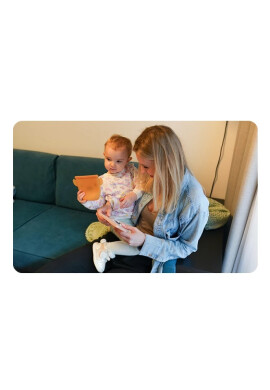 Kidnort Recipient de stocare alimente din silicon cu inchidere zip 350 ml Retter Mjolk Bej - BKid.ro