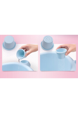 Little Mom Set cadita cu hamac si termometru pentru copii Pink - BKid.ro