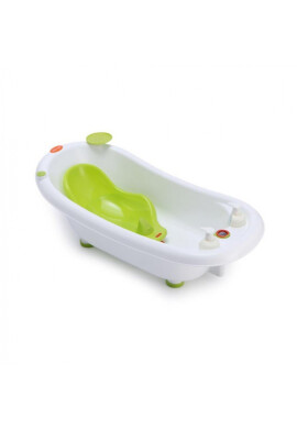Little Mom Cadita ergonomica cu reductor detasabil si termometru Green - BKid.ro