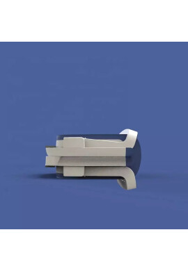 Little Mom Cadita pliabila cu termometru pentru copii blue - BKid.ro