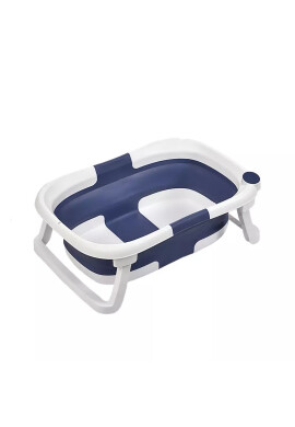 Little Mom Cadita pliabila cu termometru pentru copii blue - BKid.ro