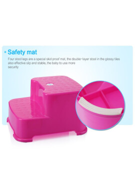 Little Mom Inaltator cu 2 trepte Easy Step Pink - BKid.ro