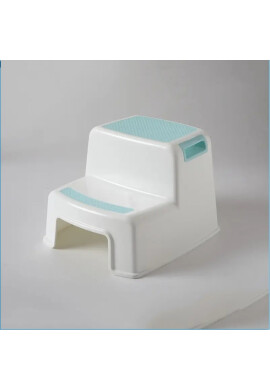 Little Mom Inaltator cu doua trepte si suprafata antiderapanta Blue - BKid.ro