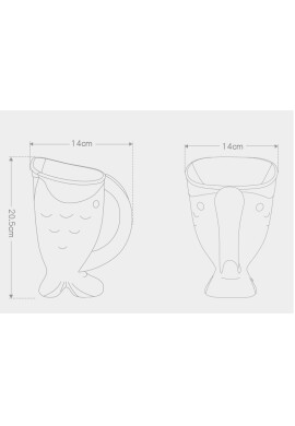 Little Mom Recipient pentru clatire Fish Blue - BKid.ro