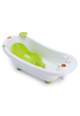 Little Mom Set Cadita 3 in 1 Green cu accesorii incluse + Suport metalic - BKid.ro