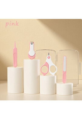 Little Mom Set manichiura 4 piese pentru bebelusi Care Pink - BKid.ro