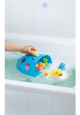 Little Mom Suport pentru accesorii si jucarii de baie Albastru - BKid.ro