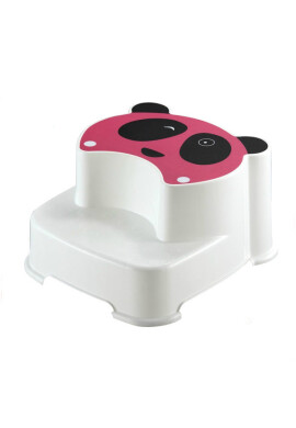 Little Mom Treapta inaltatoare dubla Panda Pink - BKid.ro