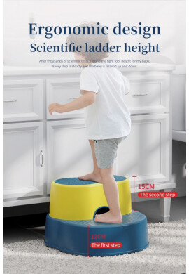 Little Mom Treapta inaltator 3 in 1 pentru copii Two Step Navy - BKid.ro