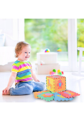 MalPlay Covor puzzle din spuma 10 piese Animale - BKid.ro