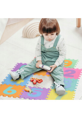 MalPlay Covor puzzle din spuma 10 piese Cifre 29x29 cm - BKid.ro