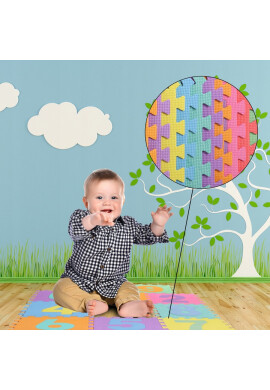 MalPlay Covor puzzle din spuma 10 piese Cifre 29x29 cm - BKid.ro