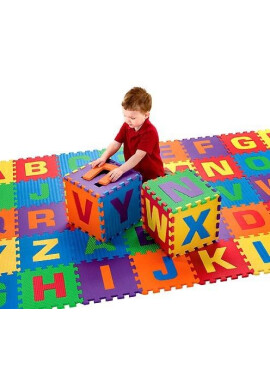MalPlay Covor puzzle din spuma Litere si Cifre 36 piese - BKid.ro