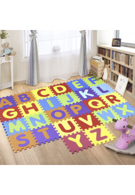 MalPlay Covor puzzle din spuma Litere si Cifre 36 piese - BKid.ro