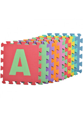 MalPlay Covor puzzle pian din spuma Alfabet 10 piese 29x29 cm - BKid.ro