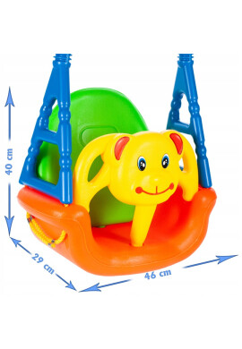 MalPlay Leagan 3 in 1 Swing with a Teddy Bear - BKid.ro